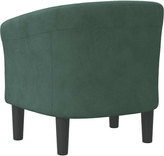 Armchair Dark Green 70x56x68cm