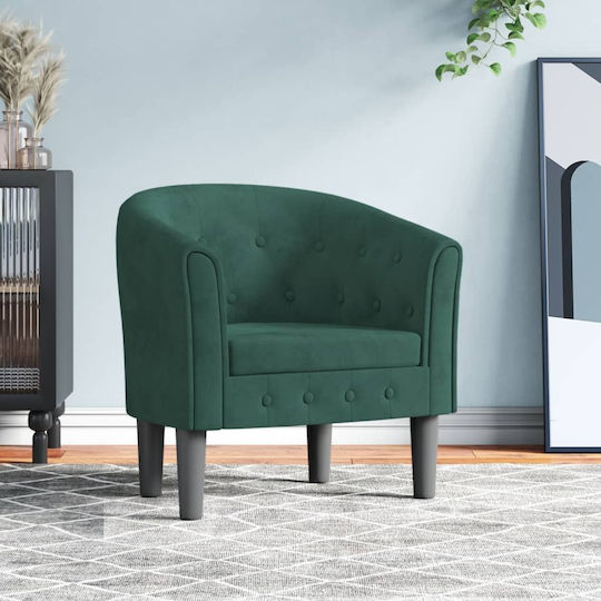 Catifelat Dark Green 70x56x68cm