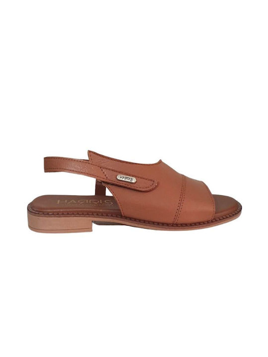 Harris Leather Women's Sandals Tabac Brown