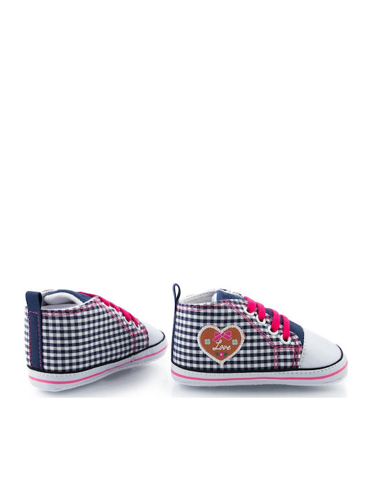 Playshoes Βρεφικά Sneakers Αγκαλιάς Navy Μπλε