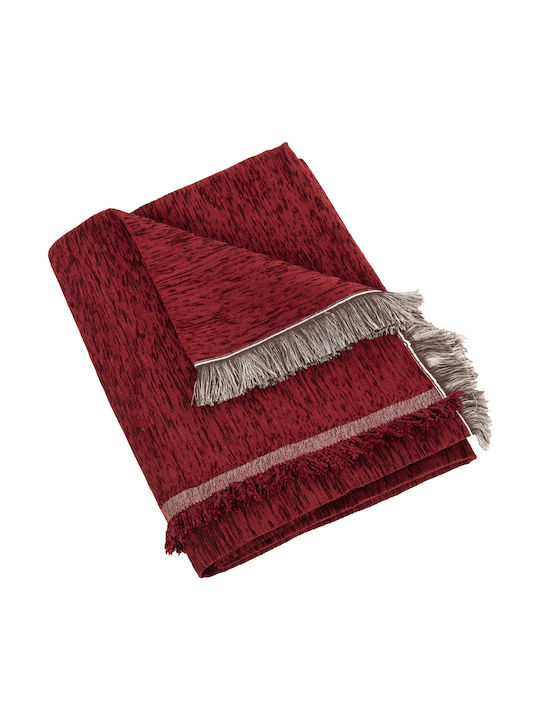 Freebox Dreamtopia Cuvertură Pentru Canapea 3 Locuri Șenilă 170x295cm Burgundy