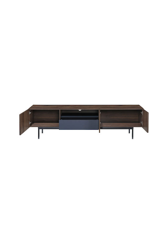 Телевизионни Мебели Grooves Wotan Oak - Сив М180xД40xВ50см