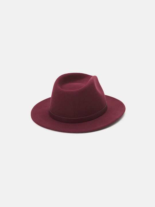 Brixton Wool Women's Fedora Hat Messer Purple