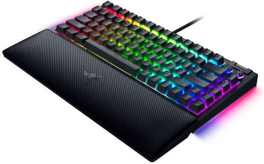 Razer BlackWidow V4 Gaming Mechanical Keyboard 75% with Razer Orange Switches and RGB Lighting (International English)