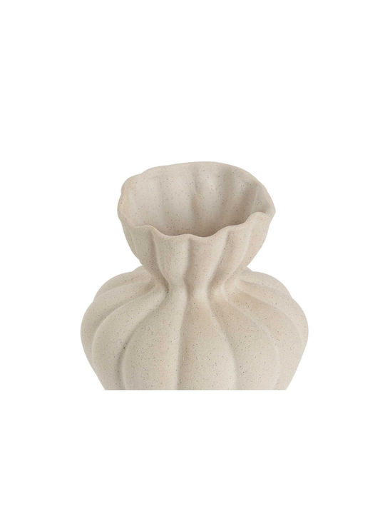 Andrea House Decorative Vase Ecru 17x17x19.5cm