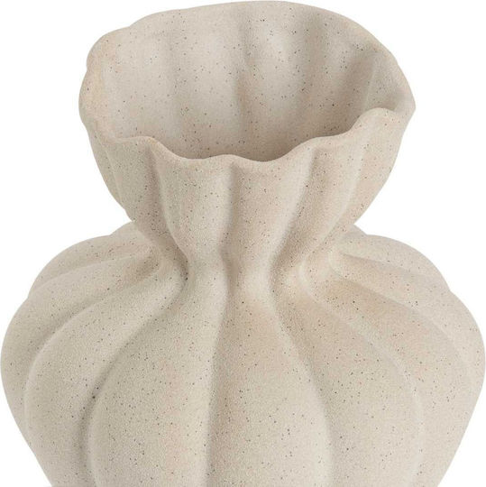 Andrea House Βάζο Κεραμικό Εκρού Φ17xΥ19.5cm Andrea House Βάζο Κεραμικό Εκρού Φ17xΥ19.5cm
