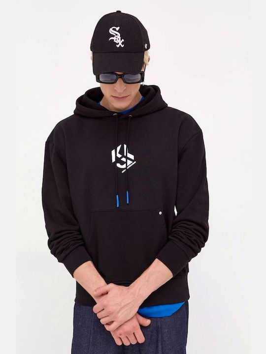 Karl Lagerfeld Men's Sweatshirt with Hood Black