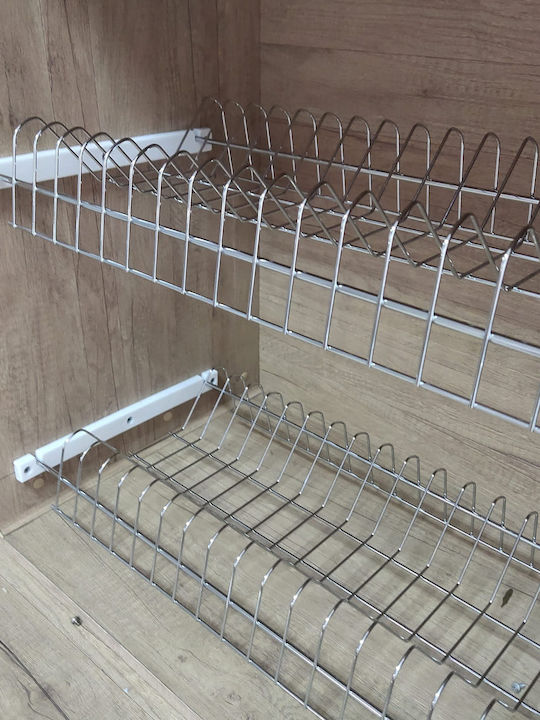 Geman Rack De Vase De Cabinet În Culoare Argintie