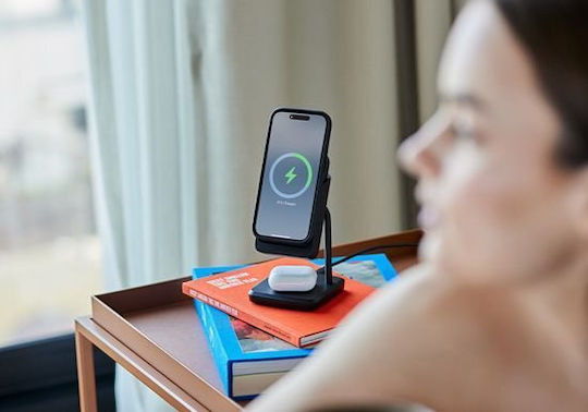 Cygnett Încărcător Wireless (Qi Pad) și Cablu USB-C 18W Negruς (CY-CY4631PBCHE)