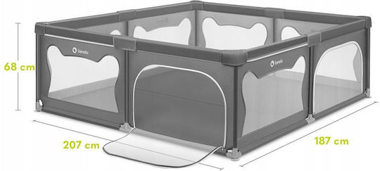 Lionelo Willow XL Park Gray Congrete 207x187cm