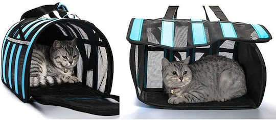 Umhängetasche für Hunde / Katzen bis 5.5kg Schwarz L25xB42xH26cm.
