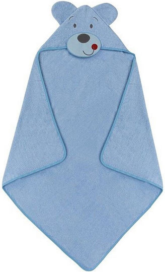 Interbaby Baby-Badetuch mit Kapuzen 100x100cm