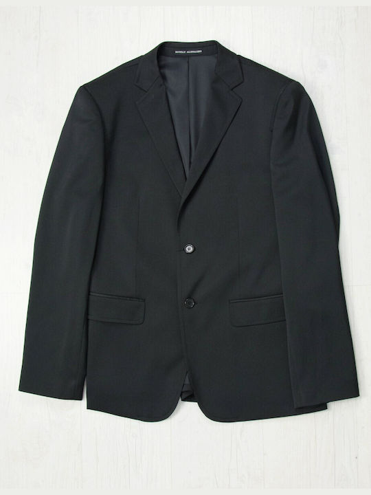 Men's Suit Jacket Regular Fit Black