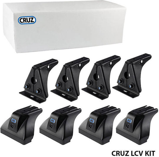 Auto Gs Legs for Roof Bars Opel Combo Fiat Doblo 4pcs