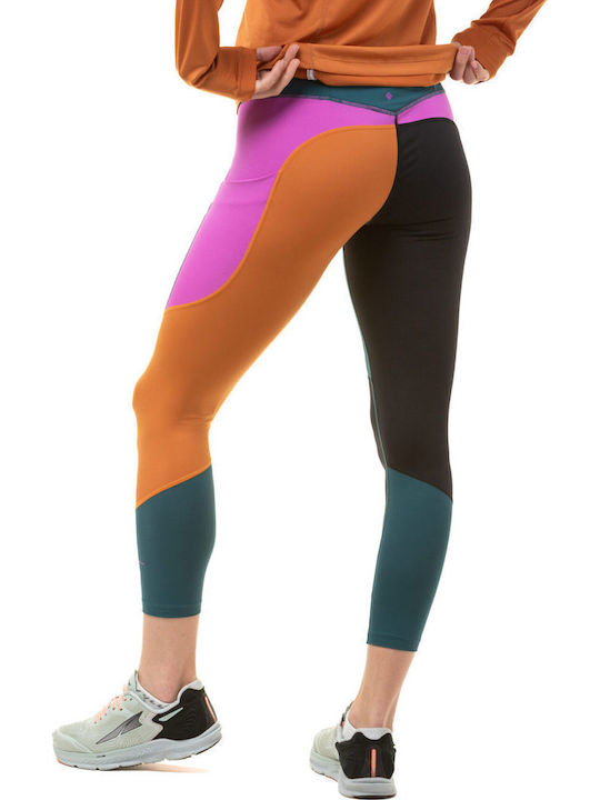 Instruire Colanti de femei Cropped Colanti Deep Lagoon/Thistle