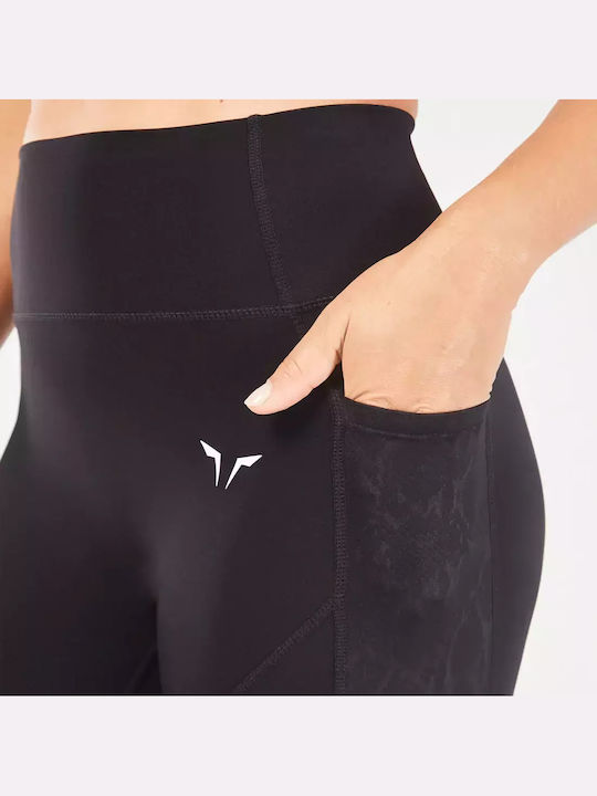 Instruire Colanti de femei Lung Colanti Push Up Black.