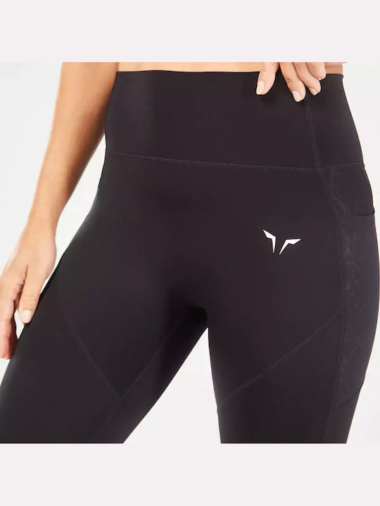 Instruire Colanti de femei Lung Colanti Push Up Black.