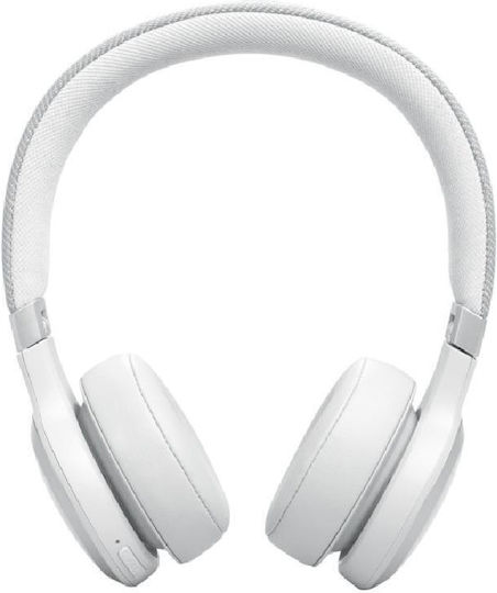 JBL Live 670NC Wireless / Wired Over Ear Headphones with 65 hours of Operation and Quick Charge White JBLLIVE670NCWHT