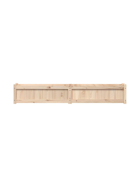 vidaXL Planter Box Lemn Maro 180x31x31cm.