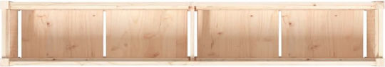 vidaXL Planter Box Wooden Brown 180x31x31cm.