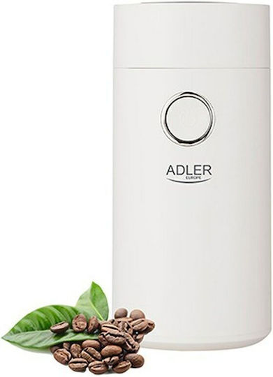 Adler Electric Coffee Grinder 150W for 75gr Beans Silver