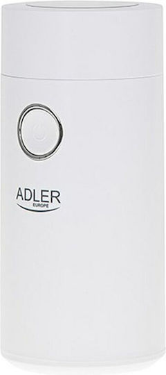 Adler Electric Coffee Grinder 150W for 75gr Beans Silver