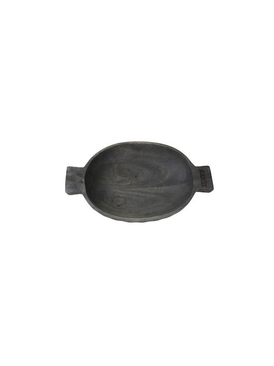 Nakaro Wood Salad Bowl Gray