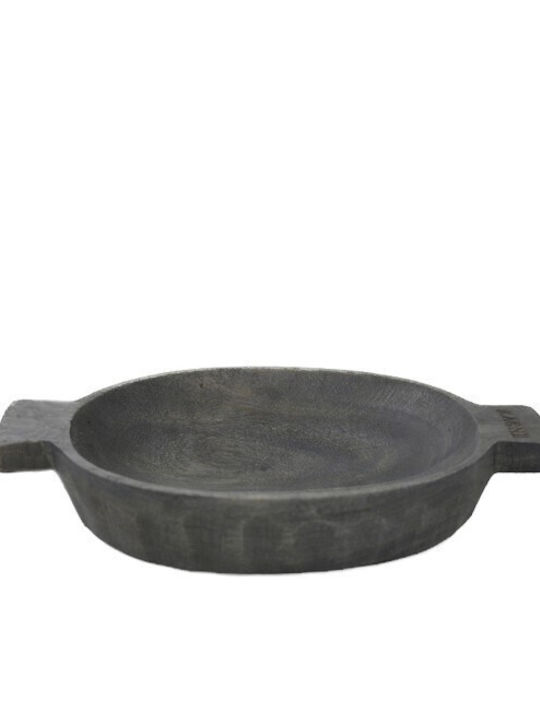 Nakaro Wood Salad Bowl Gray