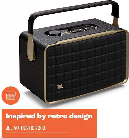 JBL Authentics 300 Αυτοενισχυόμενο Ηχείο με Wi-Fi & Bluetooth 100W (Τεμάχιο) Μαύρο