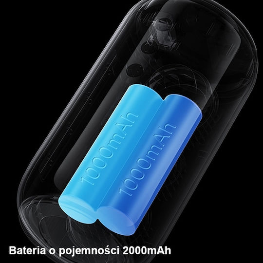 Usams USA887 Αδιάβροχο Ηχείο Bluetooth 10W με Διάρκεια Μπαταρίας έως 4 ώρες Μαύρο