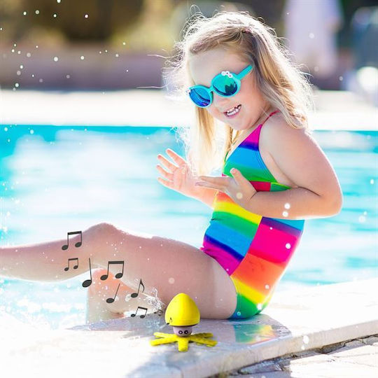 Celly Squiddy Ηχείο Bluetooth 3W με Διάρκεια Μπαταρίας έως 3 ώρες Κίτρινο