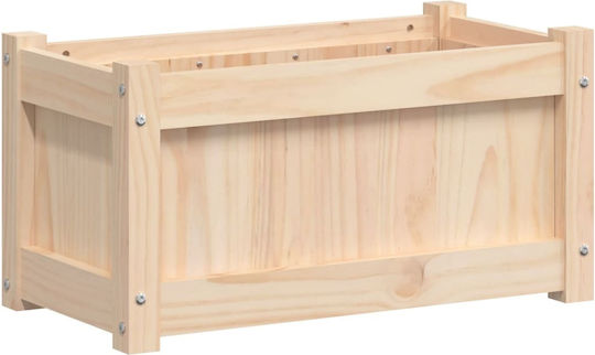 vidaXL Set 2 Blumenkästen Holz Beige