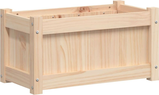 vidaXL Set 2 Blumenkästen Holz Beige