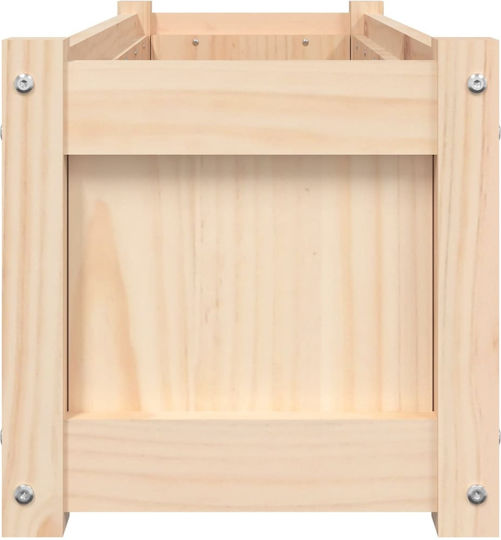 vidaXL Blumenkasten Hölzernes Beige 90x31x31cm.