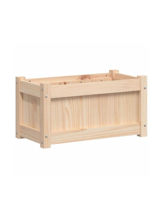 vidaXL Planter Box Lemn Bej 60x31x31cm.