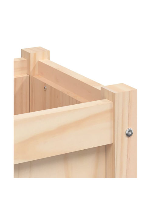 vidaXL Planter Box Lemn Bej 60x31x31cm.