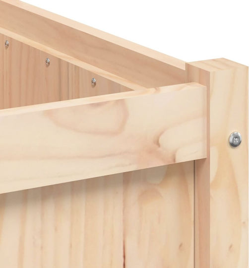 vidaXL Set 2 Blumenkästen Holz Beige
