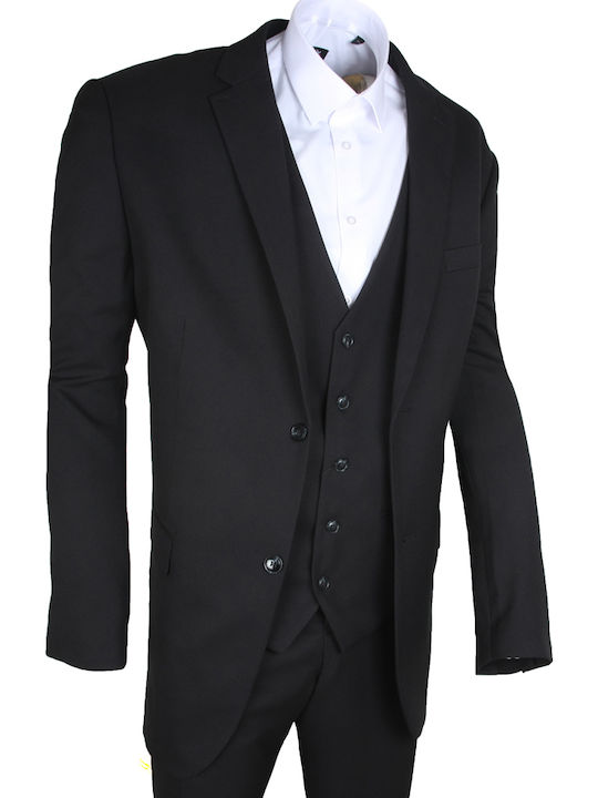 Мъжки Костюм Black