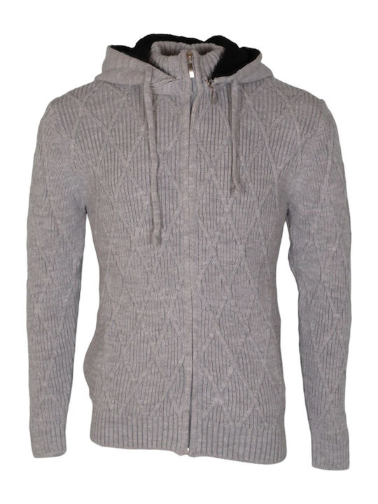 Privato Men's Knitted Cardigan Grey