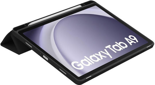 Tech-Protect SC PEN Flip Cover Μαύρη (Galaxy Tab A9 8.7 X110 / X115)