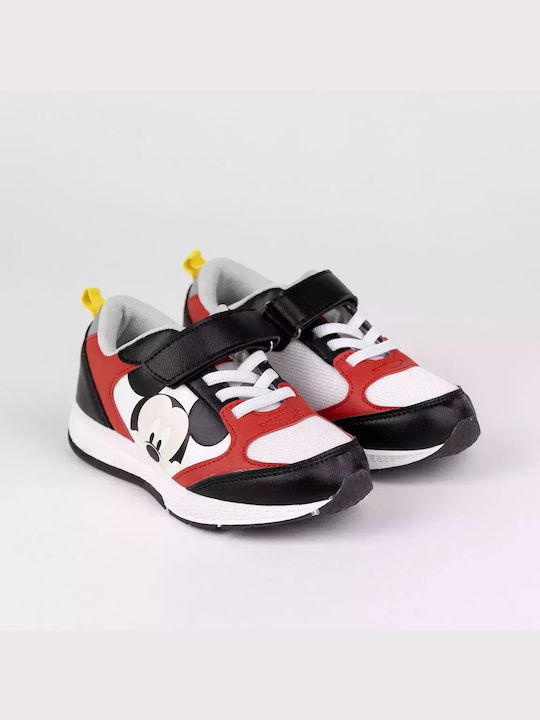 Disney Kids Sneakers with Scratch White