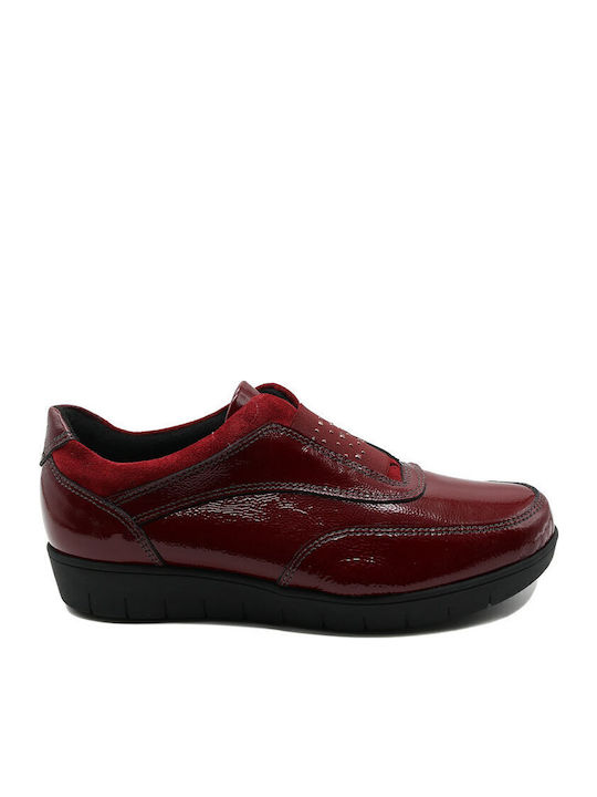 Γυναικεία Slip-On Μπορντό