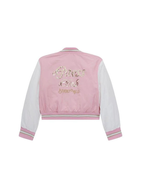 Guess Kids Casual Jacket Short Pink