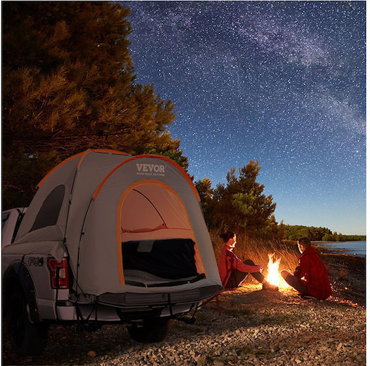 Vevor Σκηνή Camping Αυτοκινήτου Γκρι με Διπλό Πανί 3 Εποχών 170x165x170εκ.