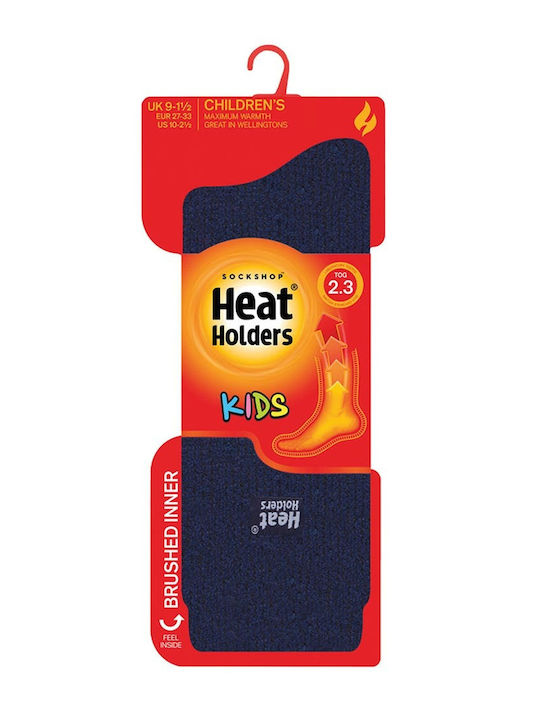 Heat Holders Kinderstrümpfe Sport Kniehohe Blau