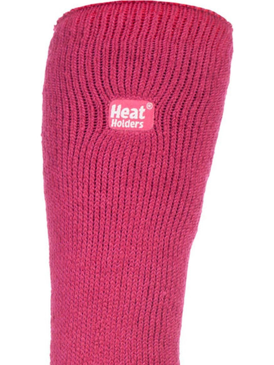 Heat Holders Αθλητικές Παιδικές Κάλτσες Μακριές Φούξια