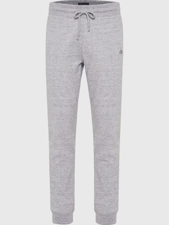 Sweatpants with Elastic Grey Melange