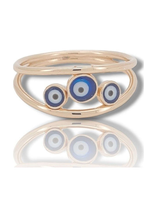 Mentzos Дамски Пръстен от Розово злато 14K
