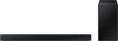 Samsung HW-C460G (2023) Soundbar 300W 2.1 με Ασύρματο Subwoofer και Τηλεχειριστήριο Titanium Black