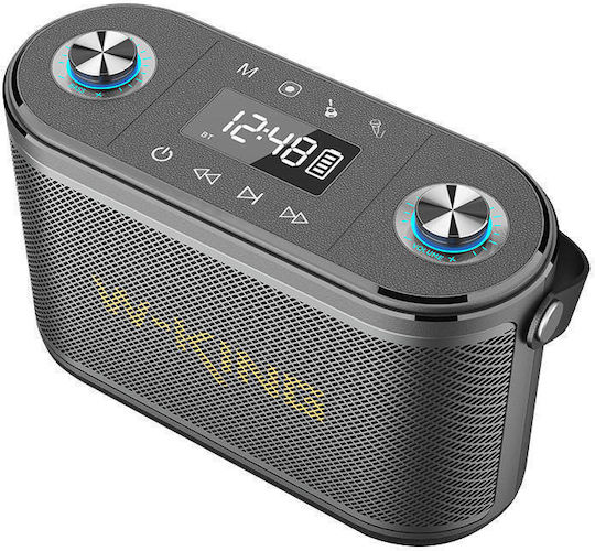 W-King Boxă Karaoke cu Microfon Wireless H10 S Negru